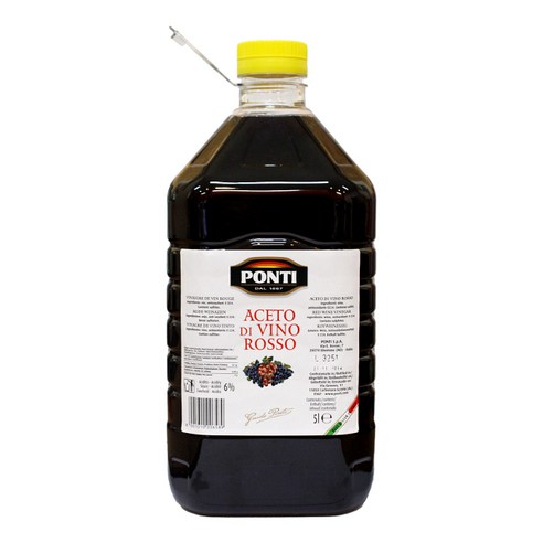폰티 레드 와인식초, 5L, 1개