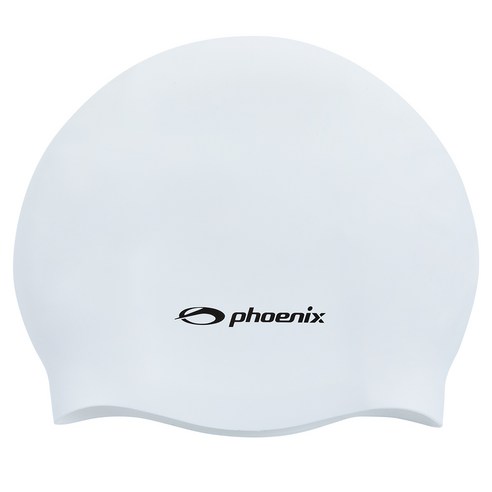 피닉스 노링클 실리콘 수영모 PCS-04, 화이트