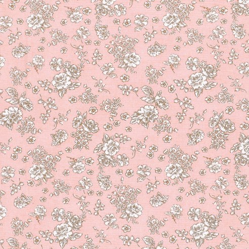 40수 평직 코튼 원단 2마 1100 x 1800 mm, 172 핑크