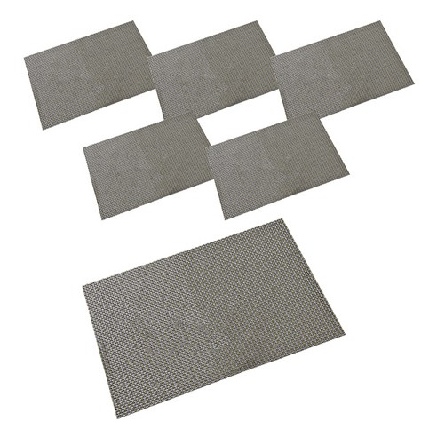 ABM 식탁매트 6p, 그레이, 45 x 30 cm