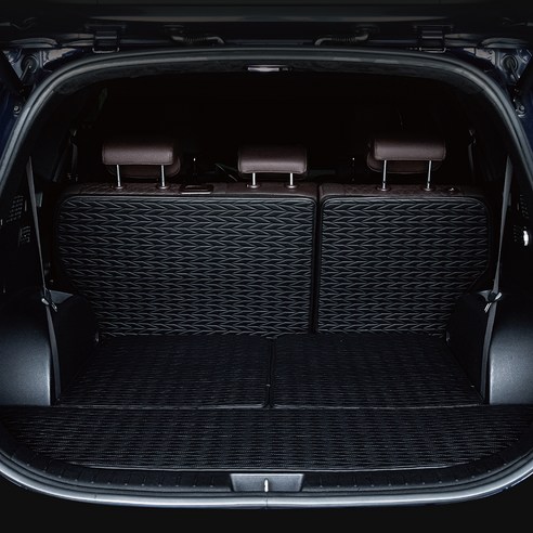 비비키 차량용 트렁크매트, 현대 투싼 NX4 (보스스피커X) (2020년~), 블랙