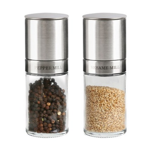 후추 그라인더 pepper 120ml + sesame mill 120ml 세트, 1세트