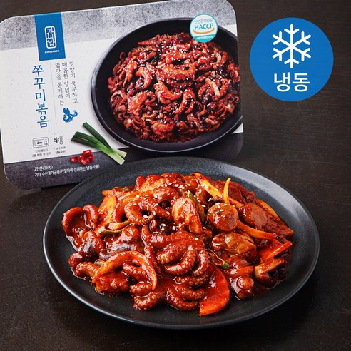 김씨밥 쭈꾸미 볶음 (냉동), 350g, 3개