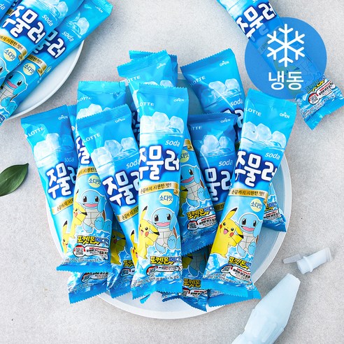 주물러 롯데웰푸드 소다맛 (냉동), 130ml, 1개입, 35개