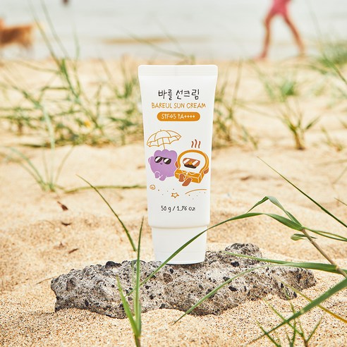 민감한 아기 피부를 위한 순하고 끈적임 없는 브레드이발소 선크림!