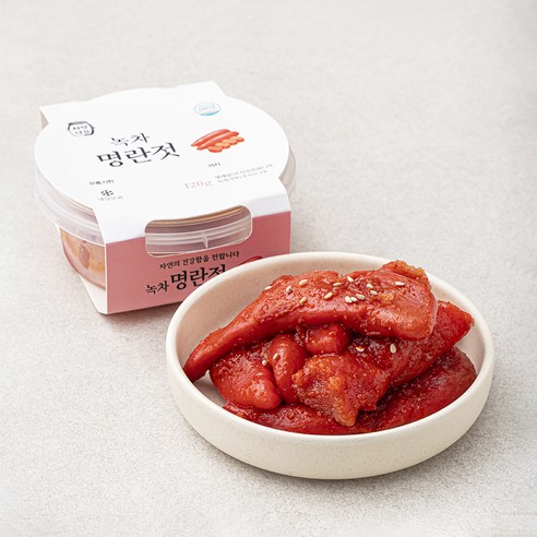 자연다감 녹차 명란젓, 120g, 5개