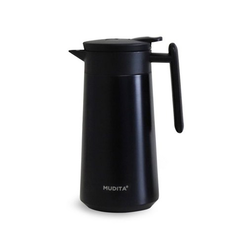 리본제이 무디타 진공 스텐 보온 주전자, 860ml, 블랙, 1개