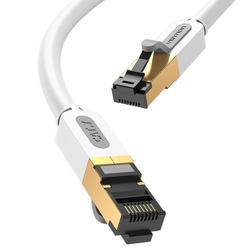 벤션 CAT7 SSTP 초고속 기가 랜선 랜케이블, 화이트, 1개, 1.5m