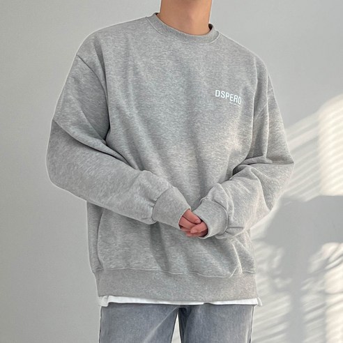 디스페로 오버핏 디스페로 로고 맨투맨