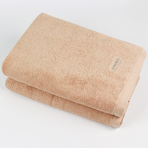 송월타월 컴포트 그라운드 바스타올 450g 30수 면사, 베이지, 2개