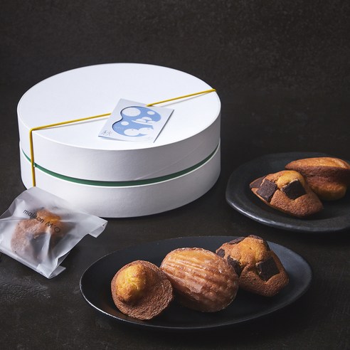 메종엠오 보름달 마들렌 선물함 세트 265g + 쇼핑백, 1세트