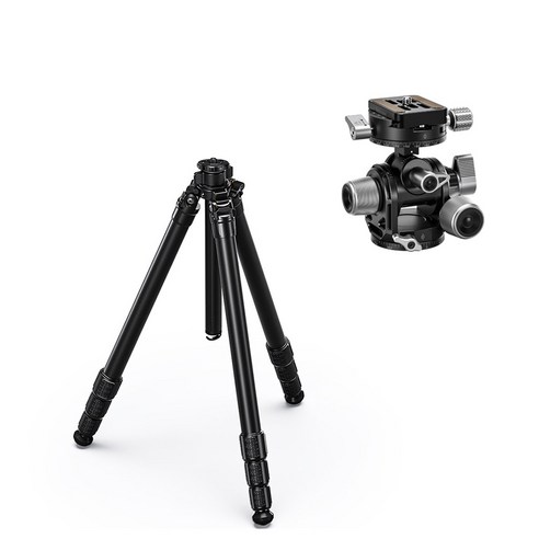 레오포토 루시퍼 10X 카본 삼각대 + 기어헤드 세트, LG-324C, G3, 1개