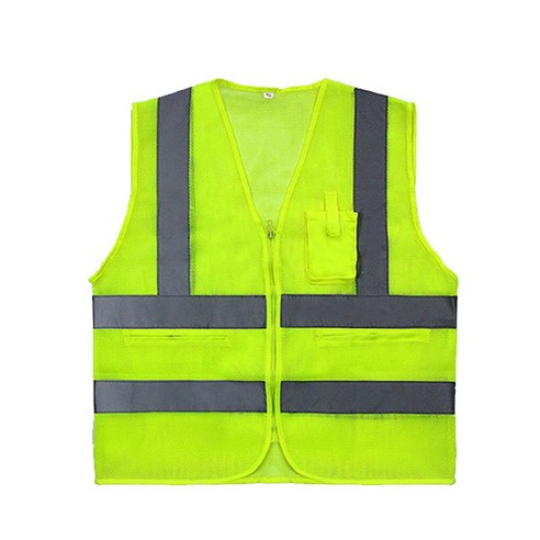 안전을 밝히는 빛, 신호수 망사 형광 안전조끼 2XL 안전조끼