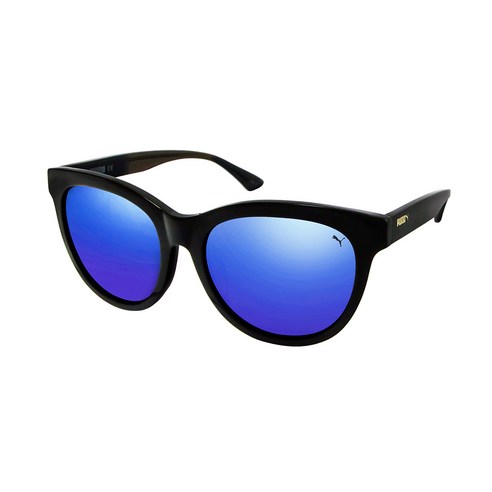 푸마 선글라스 PU-0089SK, BLUE MIRROR + SHINY BLACK(PU-0089SK-1)