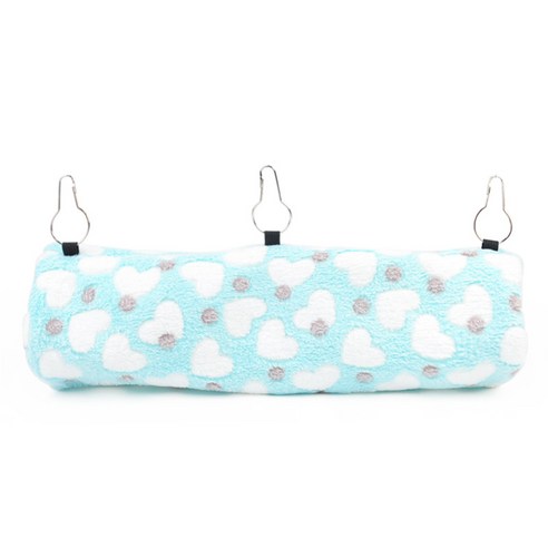 요런개 파스텔 소프트 소동물 터널 해먹 ONE SIZE, 민트하트, 1개