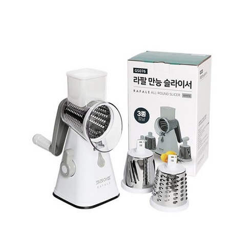 키친아트 라팔 멀티 슬라이서, 화이트, 1개