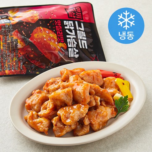 한끼통살 그릴드 닭가슴살 핫칠리맛 (냉동), 100g, 1개입, 5개