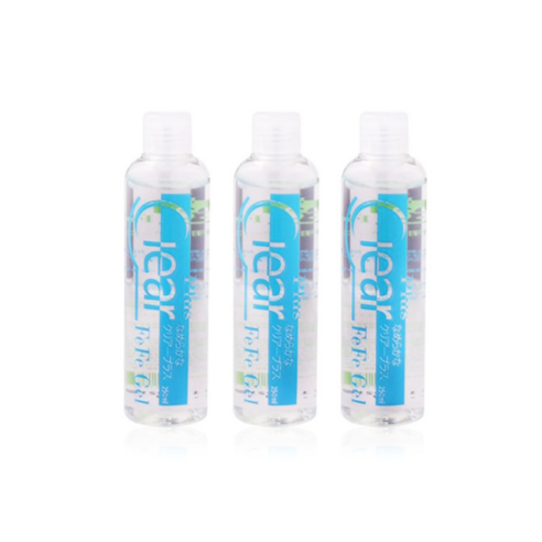 클리어페페 바디마사지젤 투명케이스 원터치 캡, 250ml, 3개
