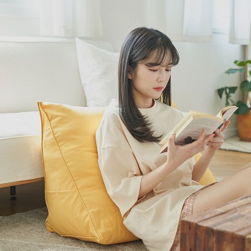삼각등받이 쿠션, 라이트 골드