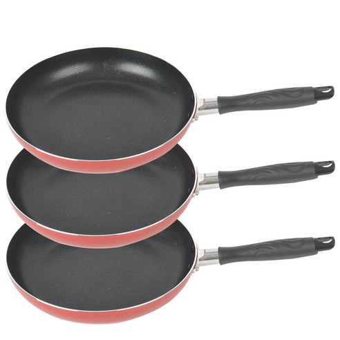 토스코 마블 코팅 베이직 프라이팬, 3개, 지름 240mm
