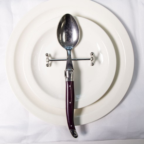 장네론라귀올 디너스푼 21cm, 퍼플, 1개