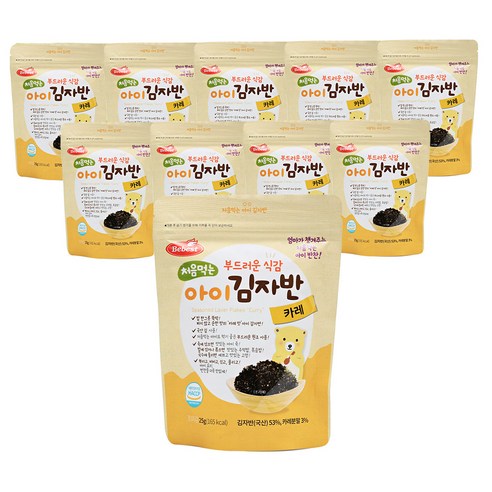 베베스트 처음먹는 아이 김자반, 25g, 10개