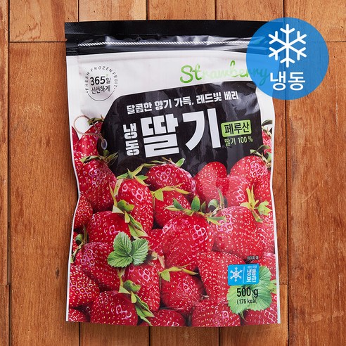 호재준 페루산 딸기 (냉동), 500g, 1팩
