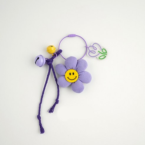 밋밋한 가방에 생기를 불어넣다! 💜 소리달 쏘하 플라워 키링 솔직 후기 백참키링