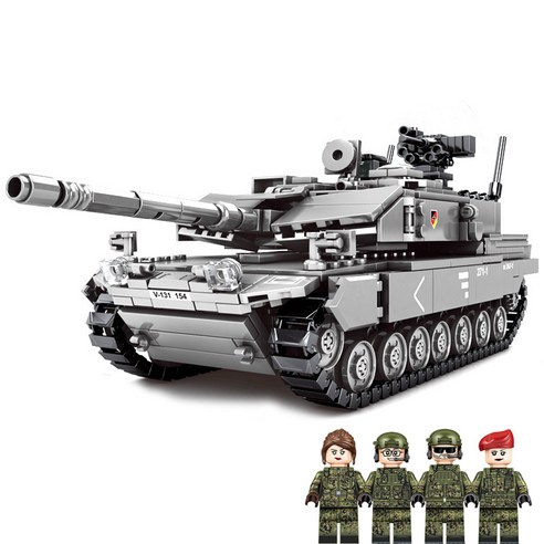 프랜드 테크닉 밀리터리 탱크 레오파르트 2A7플러스 레고호환블럭 0104, 혼합색상 – 레고 블럭 0104 프랜드 테크닉 밀리터리 탱크 레오파르트 2A7플러스 (혼합색상) 
블록놀이