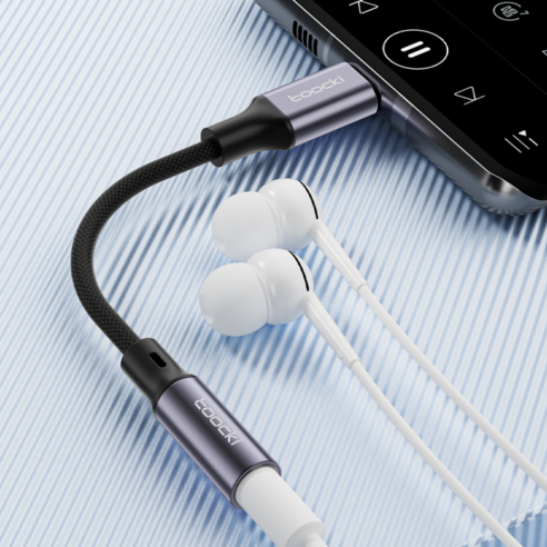 Toocki AUX to C타입 변환 오디오 케이블로 음악의 경계를 무너뜨리세요.