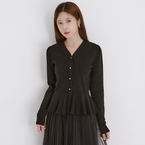 로엠 여성용 페플럼 가디건 로엠원피스