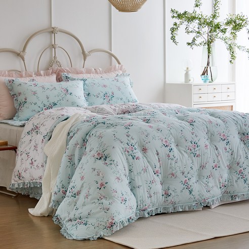 섬세한 아름다움으로 감싸는 포근한 휴식, 로라애슐리 셀리나 차렵이불