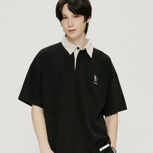 콰이어티스트 남성용 QT BORDER COLLIE PK SHIRT