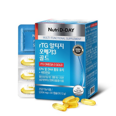 뉴트리디데이 알티지 오메가3 골드 PTP 30.12g, 1개