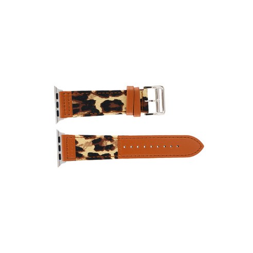 비쉐르 레트로라인 애플워치 4 레더 밴드 스트랩 44mm, 호피, 1세트