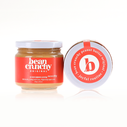 고소함과 바삭함의 완벽한 조화, 빈크런치 땅콩버터로 일상을 특별하게!