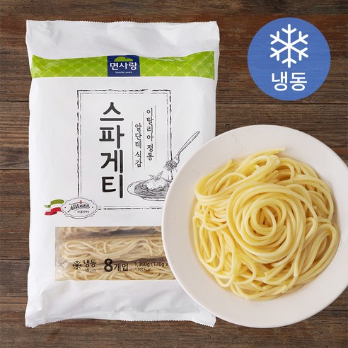 면사랑 스파게티면 8개입 (냉동), 1.36kg, 1개 냉동뇨끼