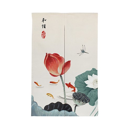 에이홉 봉포함 중국스타일 파티션 커튼, Type 04