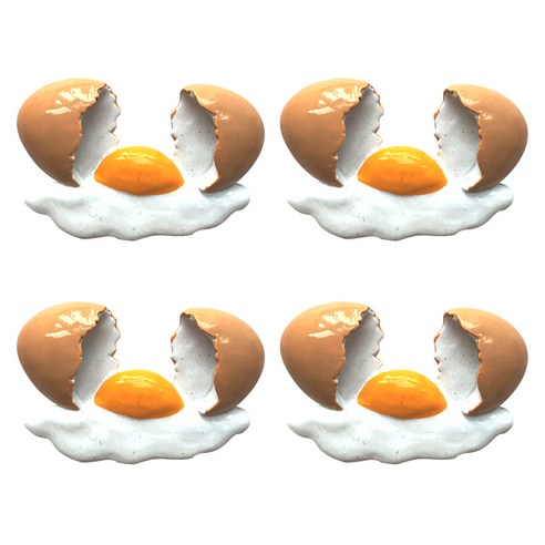 마켓에이 에그 브레드 냉장고자석 4p, 에그B