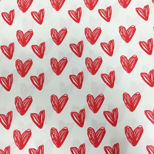 다목적 하트 비닐 쇼핑백: 시각적 매력과 실용성의 완벽한 조화