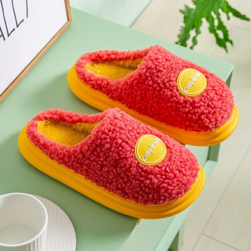 헤스티아 캔디컬러 뽀송 털 실내화