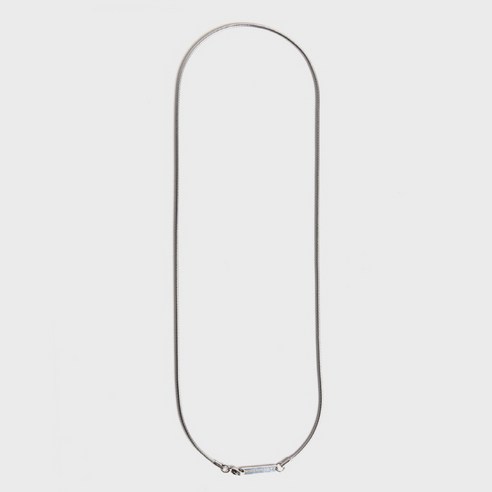 스칼렛또블랙 남성용 steel Round coil chain Necklace BAT201