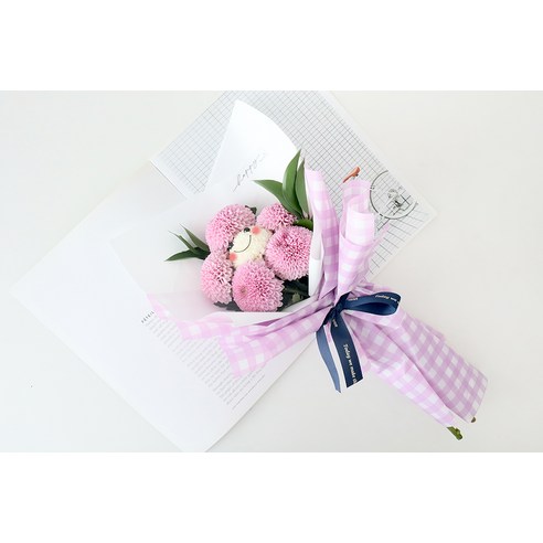 생동감 넘치는 모리앤 생화 스마일 퐁퐁 꽃다발로 아름다운 순간을 함께 만들어보세요!