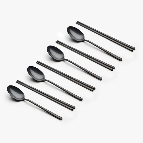 이스트마크 빈티지블랙 수저 세트로 식탁에 품격을 더하세요