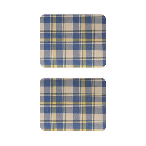 에스닉 보헤미안 보타패턴 캔버스 폴리 마우스 패드 23 x 19 cm, 20, 2개