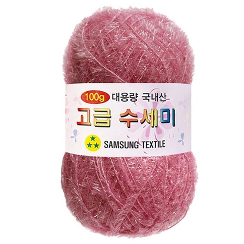 yarna 대용량 고급 수세미 100g, 120인디핑크, 1개