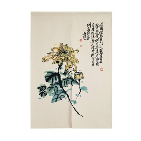 마켓에이 동양화그림 다용도 파티션커튼, TYPE 01