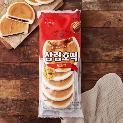 삼립 꿀호떡 9개입, 513g, 4개