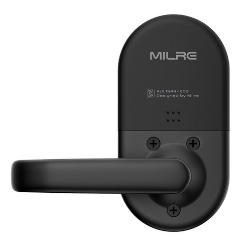 밀레 무타공 목문 나무문용 디지털 도어락 M-600S + 카드키 3p + 열쇠키 2p 세트, 고객직접설치