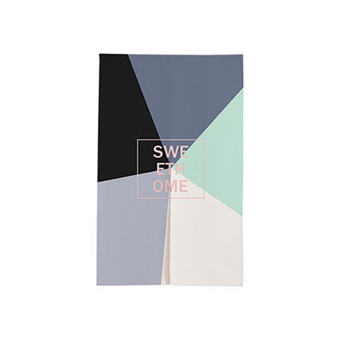 마켓에이 북유럽 기하학 태피스트리 커튼, TYPE9